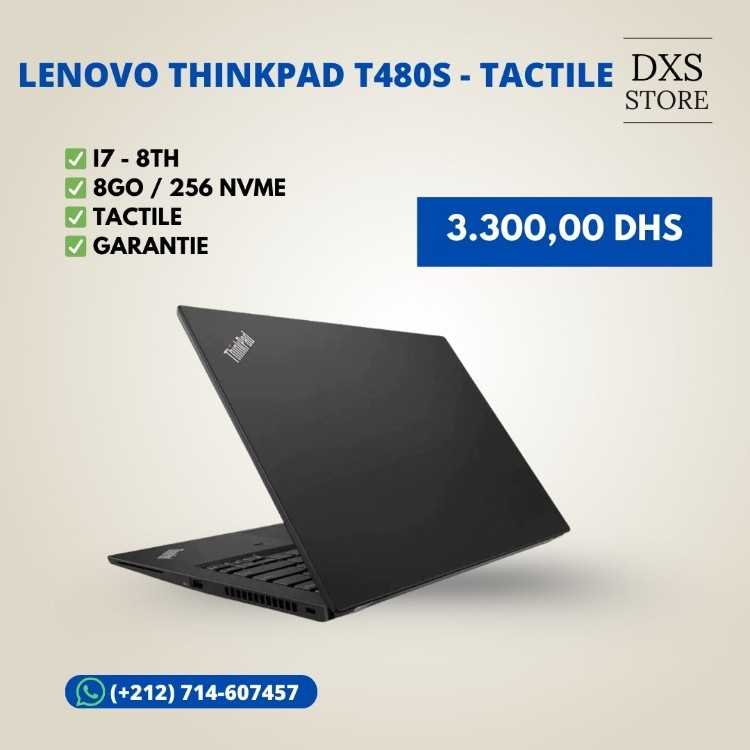 Lenovo ThinkPad T480s - i7/8th - 8/256 Nvme