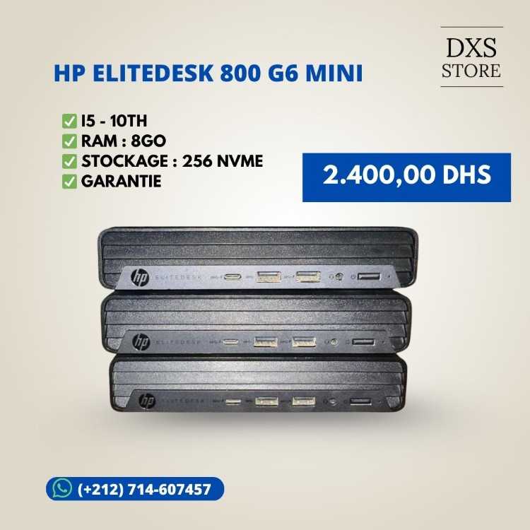 HP EliteDesk 800 G6 Mini - i5/10th - 8/256 Nvme