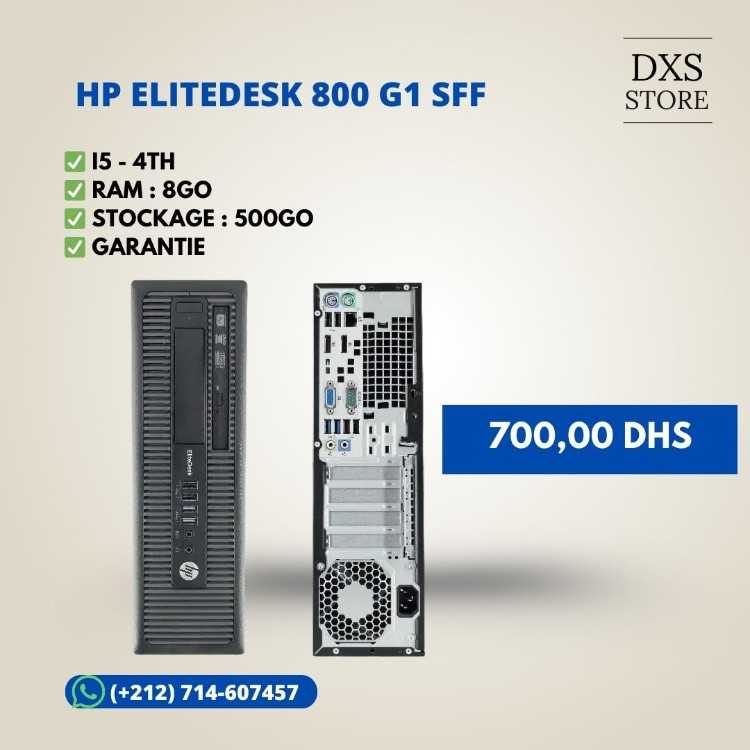 HP EliteDesk 800 G1 Sff - i5/4th - 8/500Go
