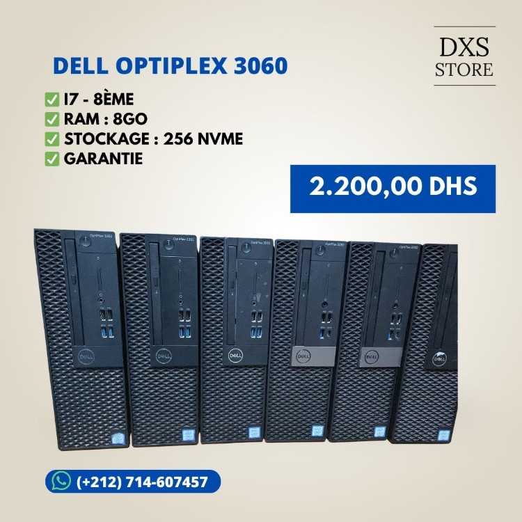 Dell Optiplex 3060 - i7/8th - 8/256 Nvme